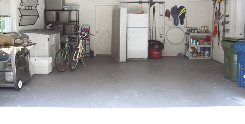 Garage organizing