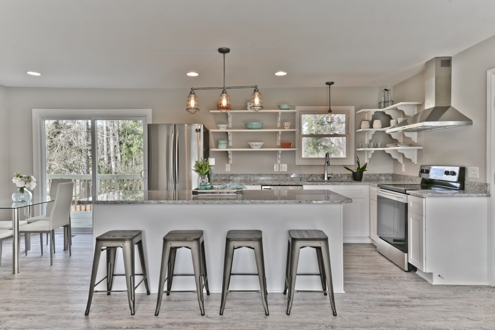 staged kitchen