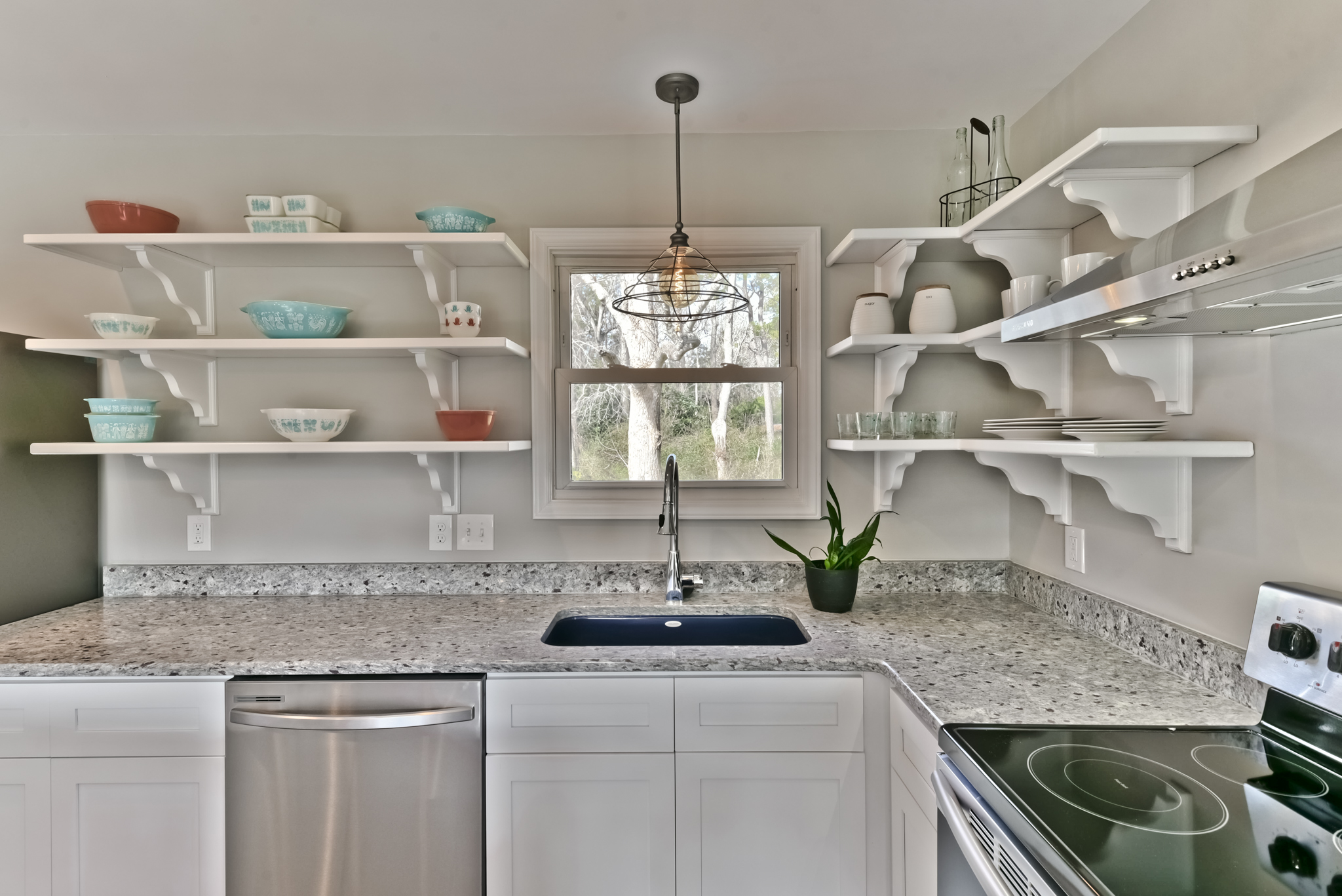 staged kitchen