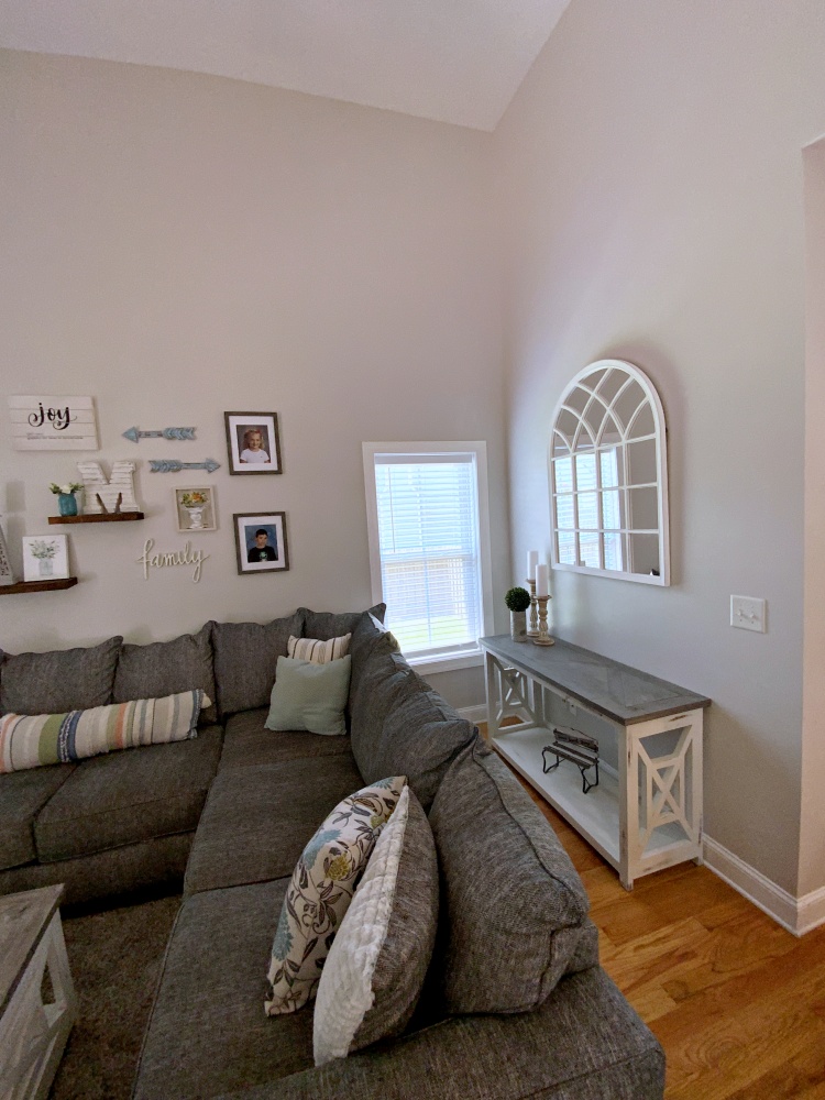 family room after table alone