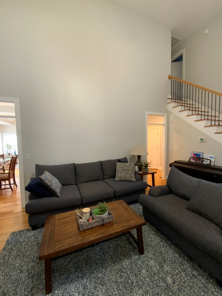 living room seating before