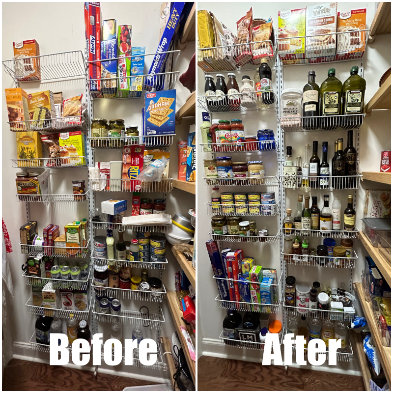 Diane grey pantry before after 1