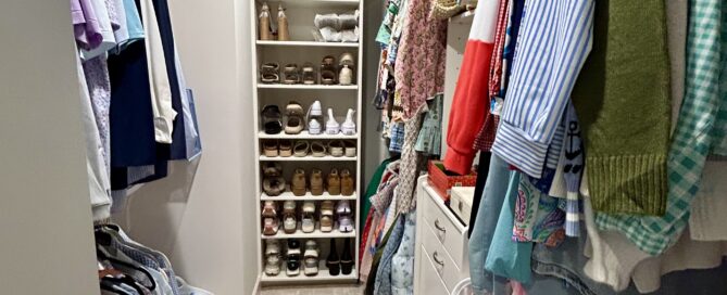 Professional organizer in Wilmington NC creating an organized home