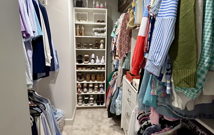 Professional organizer in Wilmington NC creating an organized home