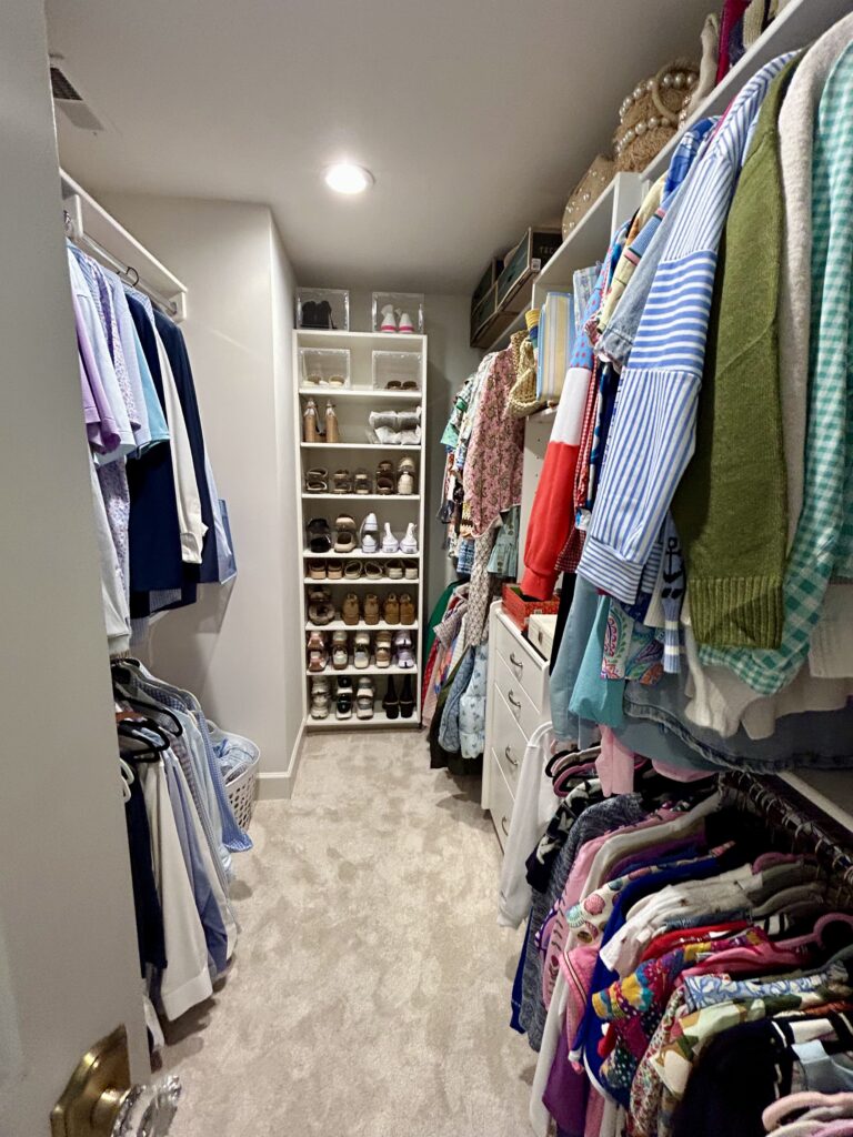 Professional organizer in Wilmington NC creating an organized home